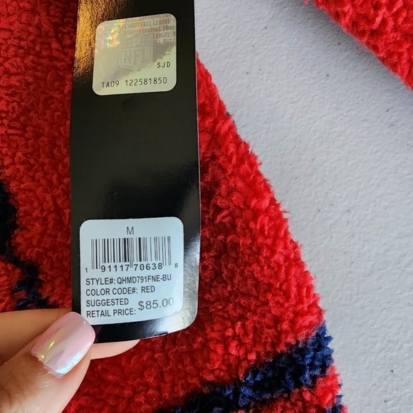 NWT NFL Team Apparel New England Patriots Women's Fleece Hoodie Sz M. - Picture 6 of 7